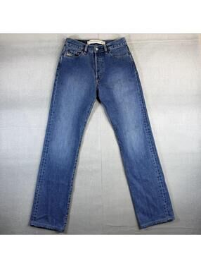 VTG Diesel Industry Jeans Mens 30 (28x32) Blue Fellow Straight Leg Italy Denim